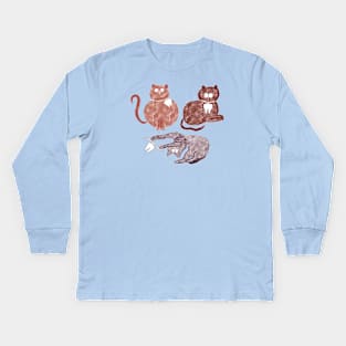 Cats and Molars #2 Kids Long Sleeve T-Shirt